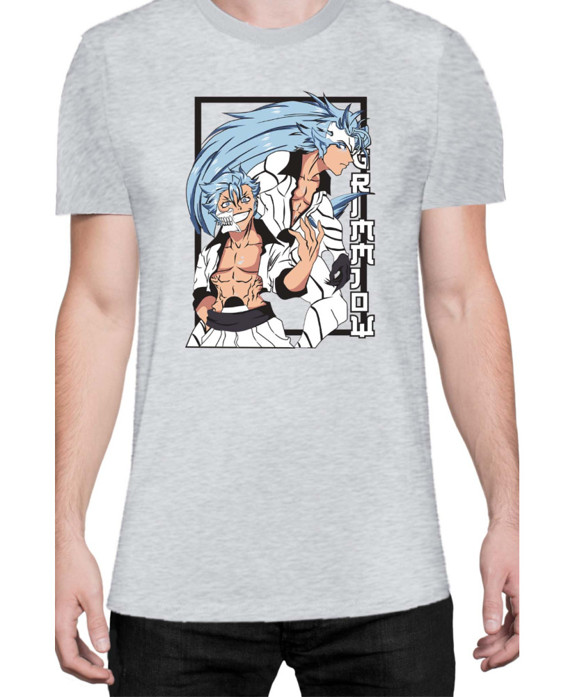 Мъжка Тениска Manga Japan Anime Comics Animation Bleach Grimmjow