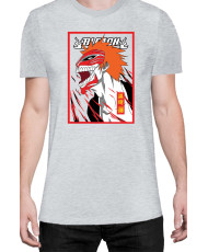 Мъжка Тениска Manga Japan Anime Comics Animation Bleach Kurosaki Beast