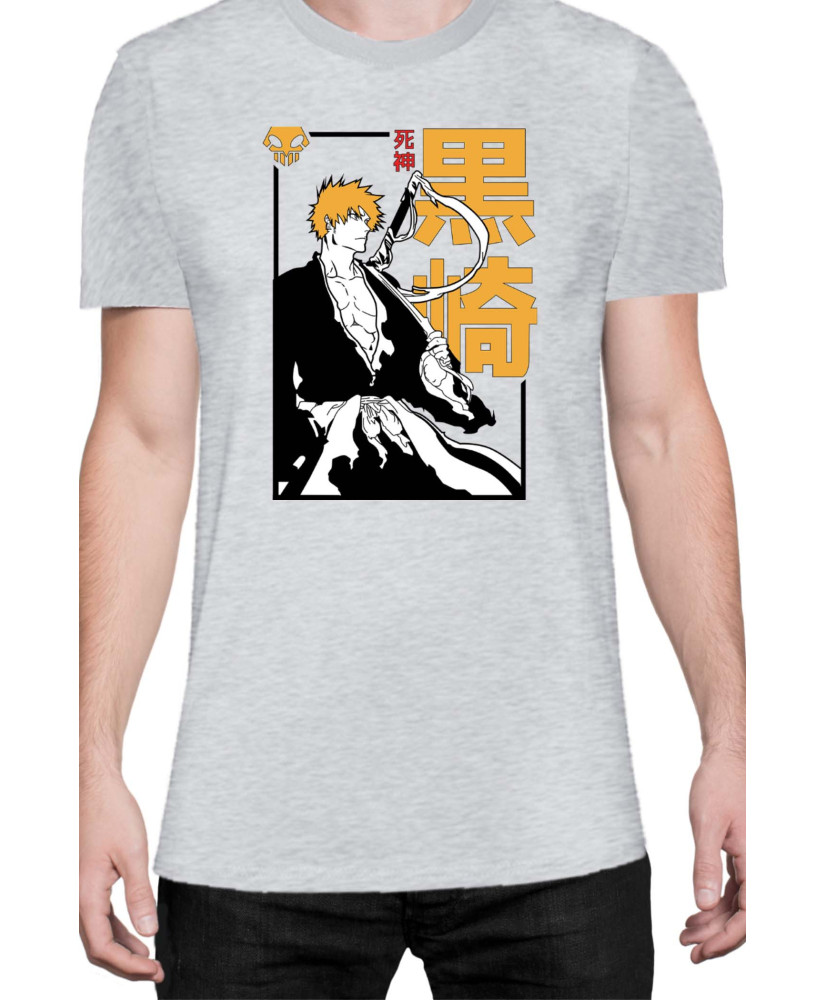 Мъжка Тениска Manga Japan Anime Comics Animation Bleach Shinigami