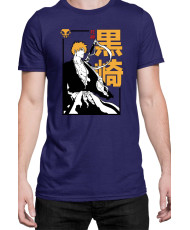 Мъжка Тениска Manga Japan Anime Comics Animation Bleach Shinigami