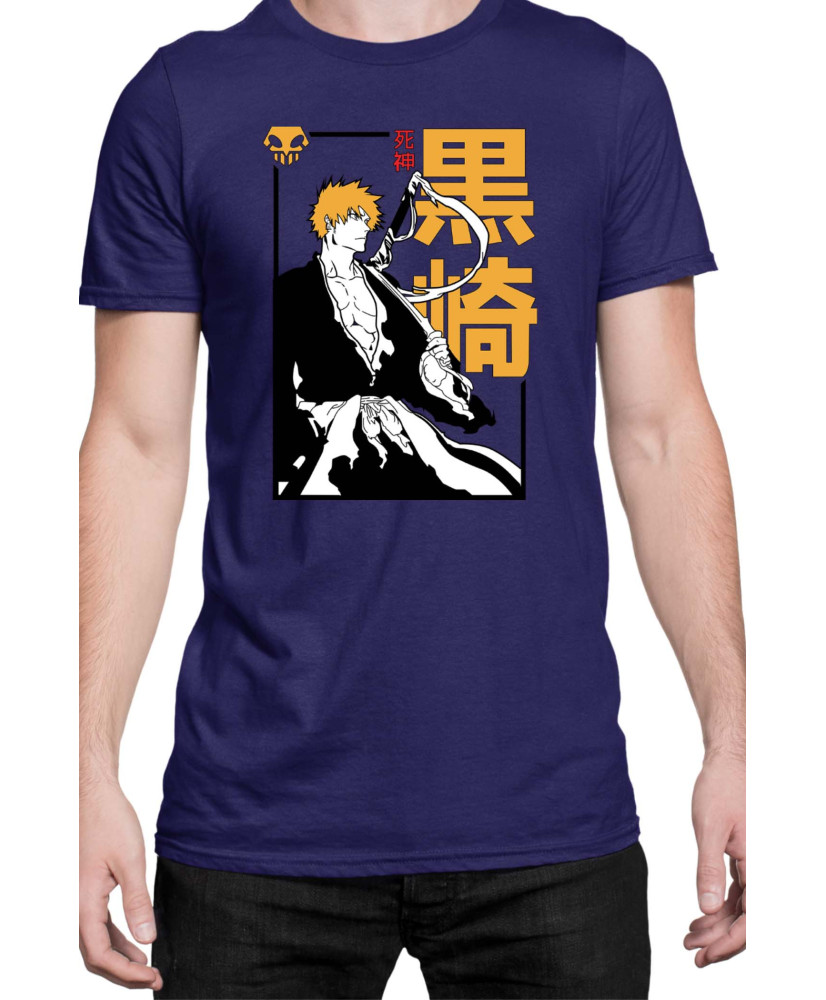 Мъжка Тениска Manga Japan Anime Comics Animation Bleach Shinigami