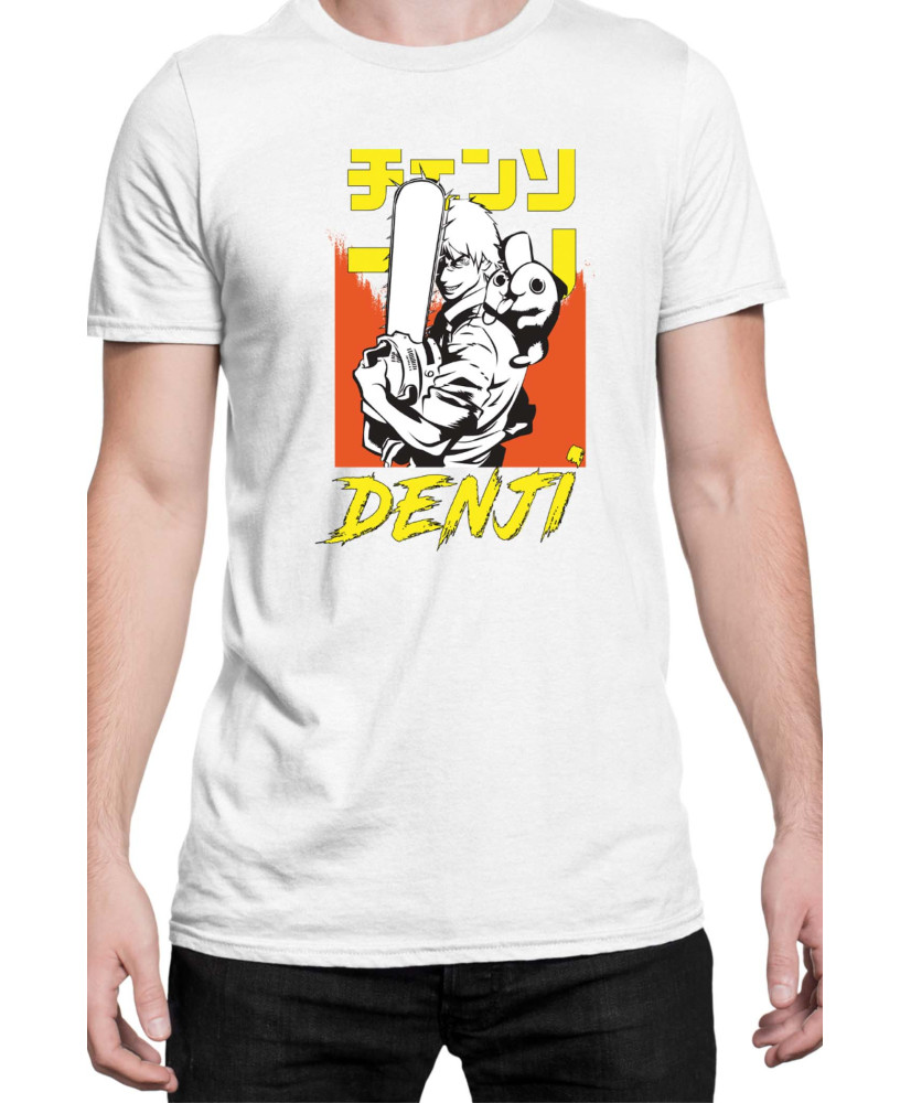 Мъжка Тениска Manga Japan Anime Comics Animation Chainsaw Man Denji