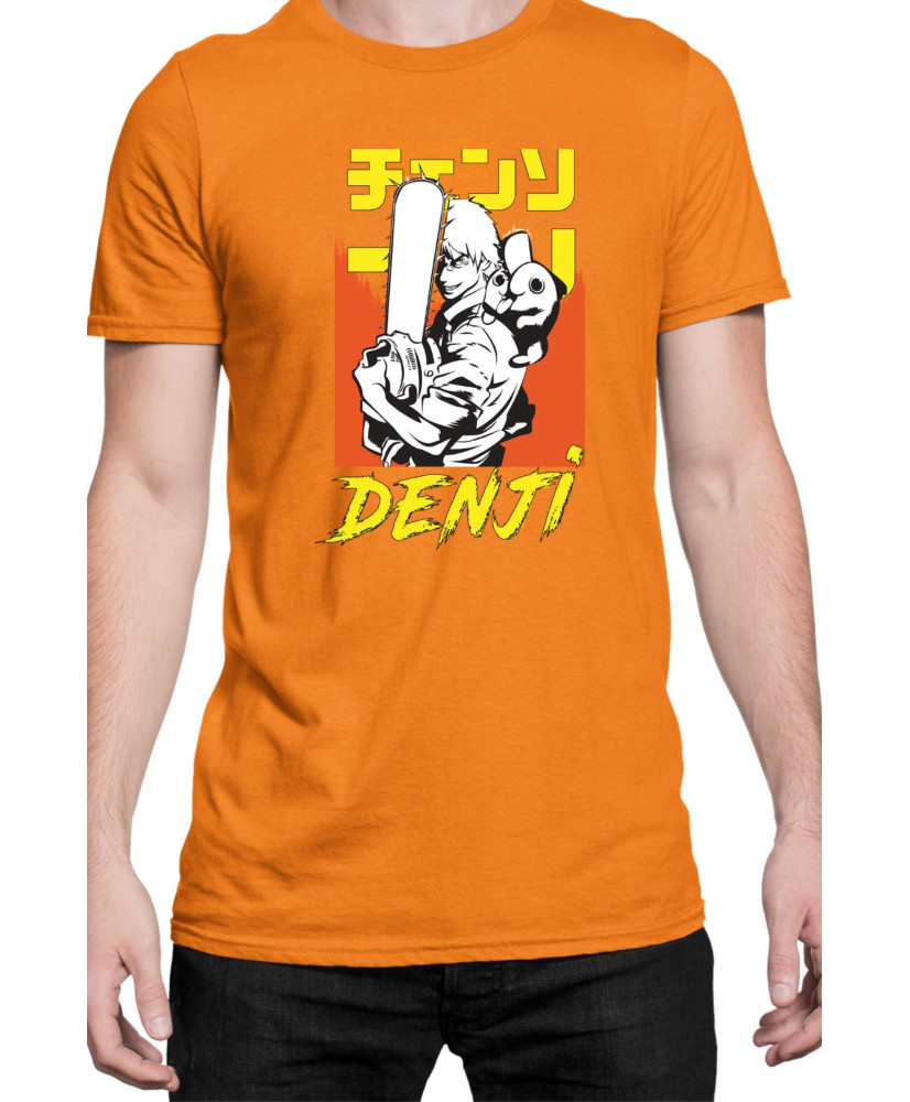 Мъжка Тениска Manga Japan Anime Comics Animation Chainsaw Man Denji