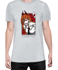 Мъжка Тениска Manga Japan Anime Comics Animation Chainsaw Man Fiend Formpower