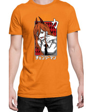 Мъжка Тениска Manga Japan Anime Comics Animation Chainsaw Man Fiend Formpower