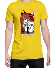 Мъжка Тениска Manga Japan Anime Comics Animation Chainsaw Man Fiend Formpower