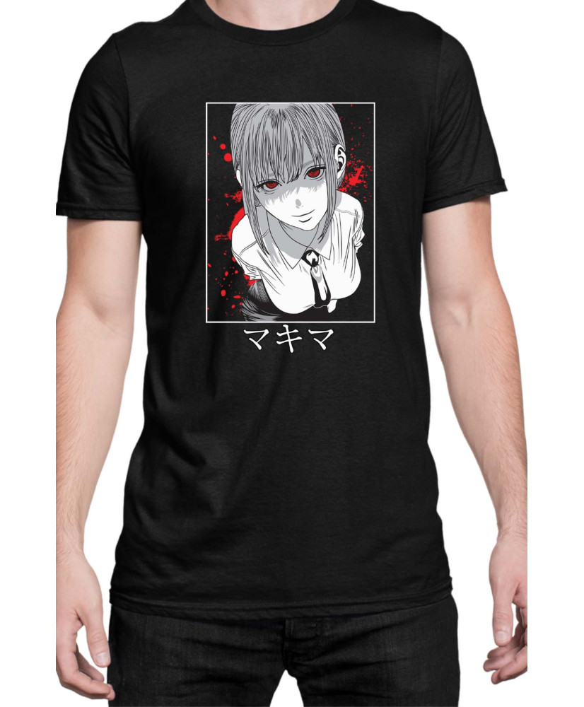 Мъжка Тениска Manga Japan Anime Comics Animation Chainsaw Man Hunter Leader
