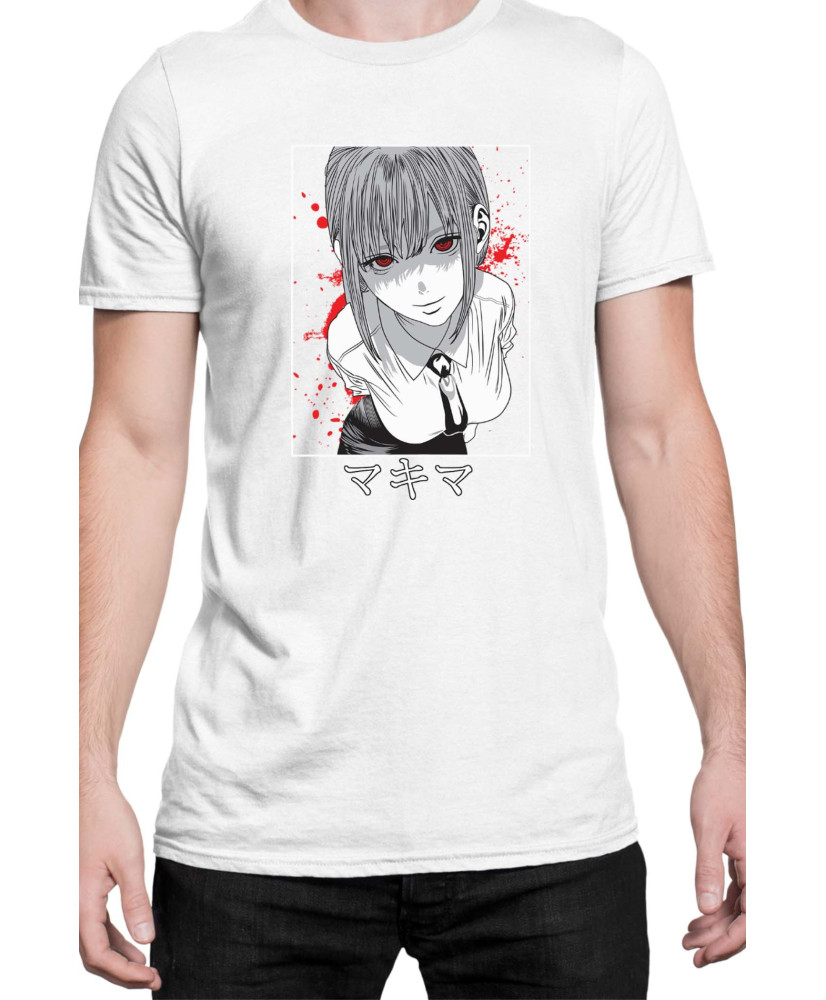 Мъжка Тениска Manga Japan Anime Comics Animation Chainsaw Man Hunter Leader