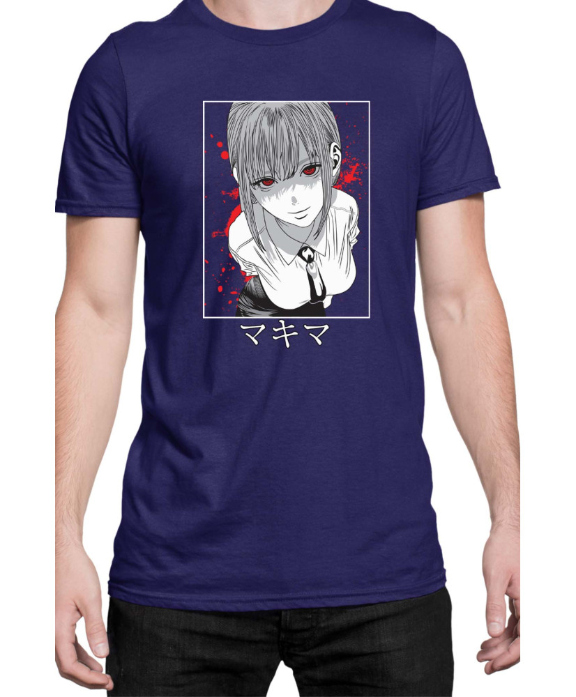 Мъжка Тениска Manga Japan Anime Comics Animation Chainsaw Man Hunter Leader