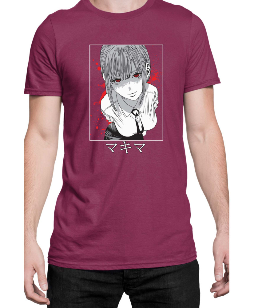 Мъжка Тениска Manga Japan Anime Comics Animation Chainsaw Man Hunter Leader