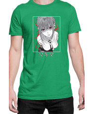 Мъжка Тениска Manga Japan Anime Comics Animation Chainsaw Man Hunter Leader