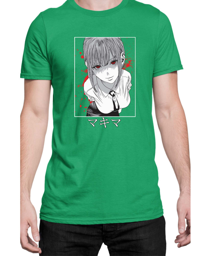 Мъжка Тениска Manga Japan Anime Comics Animation Chainsaw Man Hunter Leader