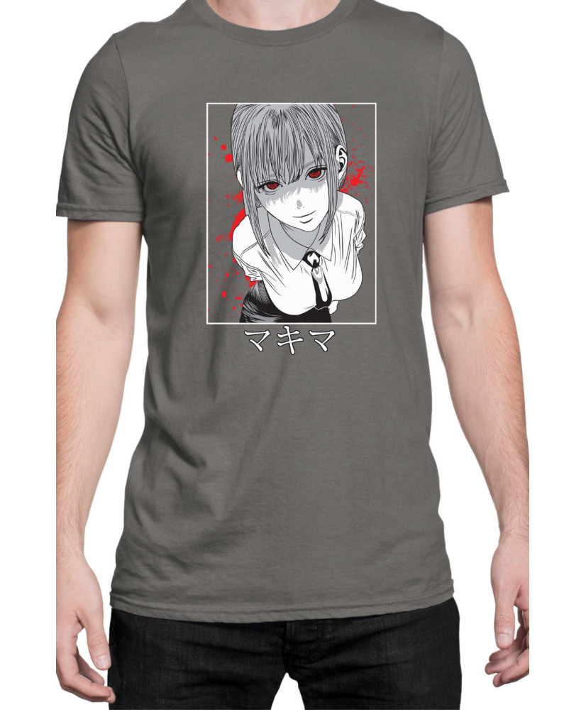Мъжка Тениска Manga Japan Anime Comics Animation Chainsaw Man Hunter Leader