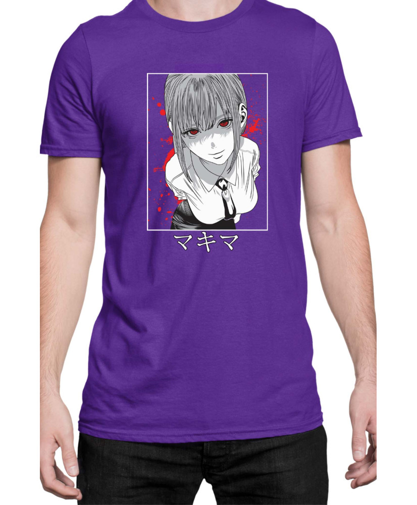 Мъжка Тениска Manga Japan Anime Comics Animation Chainsaw Man Hunter Leader