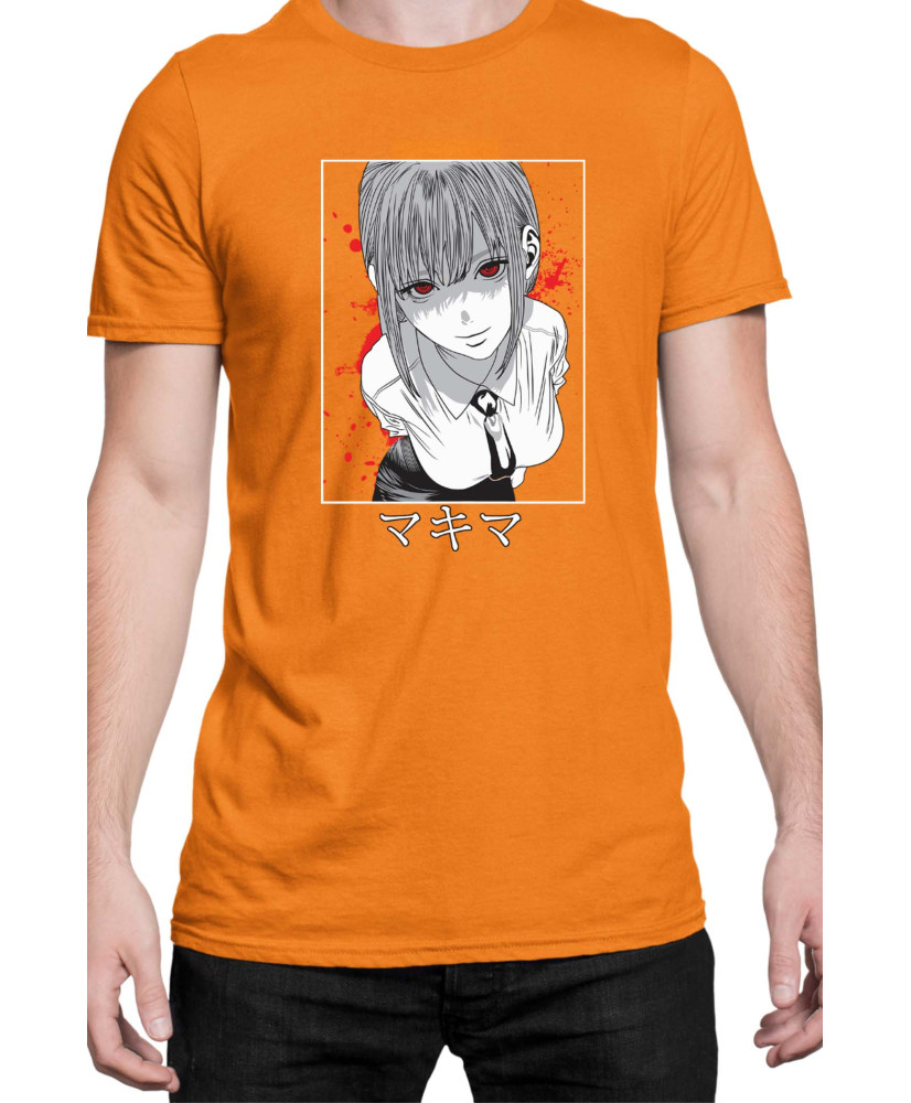 Мъжка Тениска Manga Japan Anime Comics Animation Chainsaw Man Hunter Leader Мъжка Тениска Manga Japan Anime Comics Animation Chainsaw Man Hunter Leader