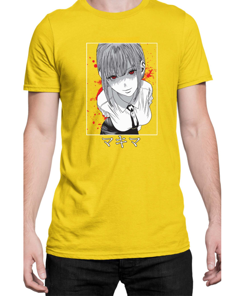 Мъжка Тениска Manga Japan Anime Comics Animation Chainsaw Man Hunter Leader