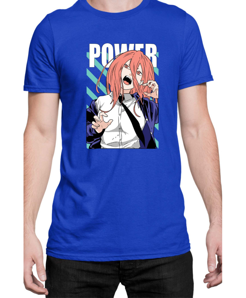 Мъжка Тениска Manga Japan Anime Comics Animation Chainsaw Man Power