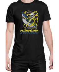 Мъжка Тениска Manga Japan Anime Comics Animation Chainsaw Man Sharknado