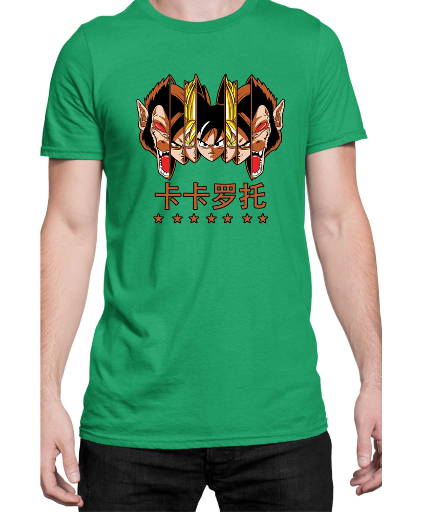 Мъжка Тениска Manga Japan Anime Comics Animation Dbz Great Ape Transform