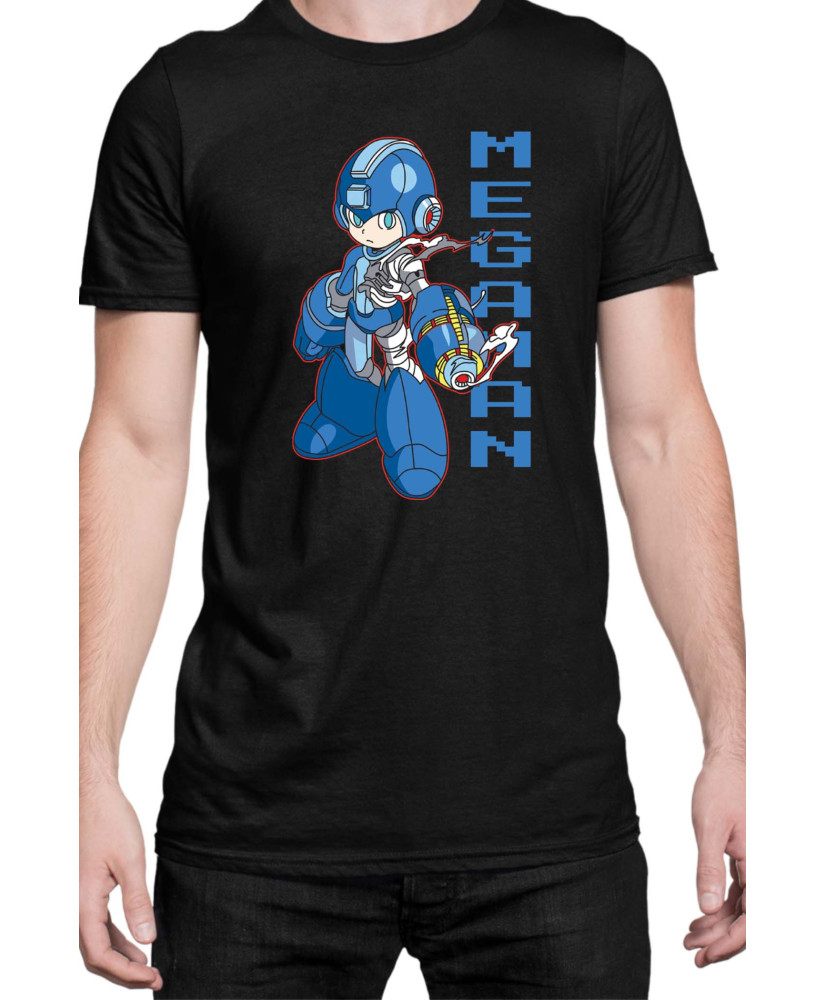 Мъжка Тениска Manga Japan Anime Comics Animation Mega Man