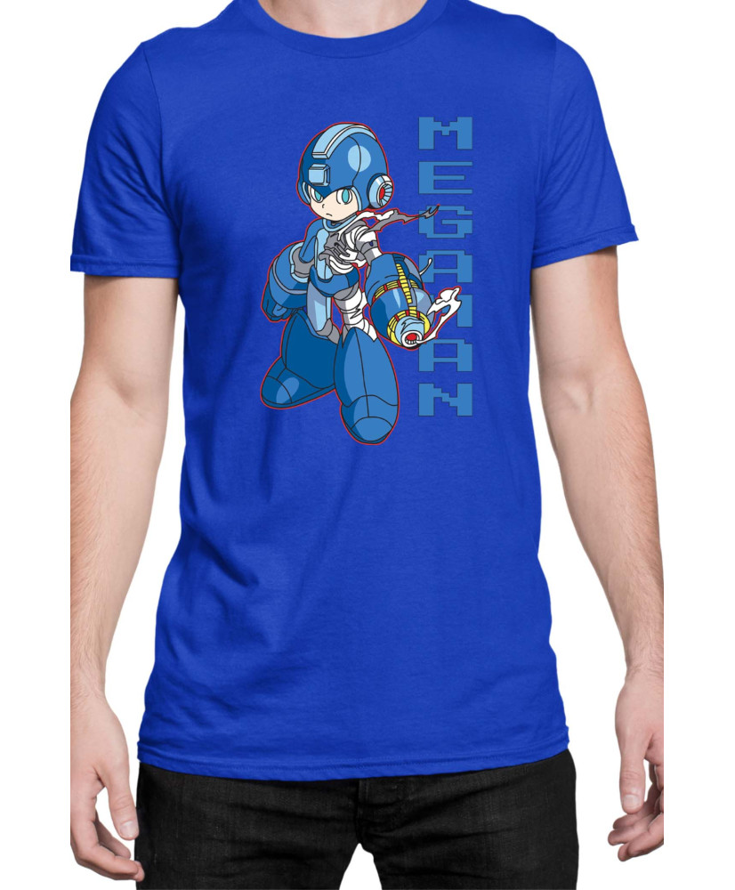 Мъжка Тениска Manga Japan Anime Comics Animation Mega Man