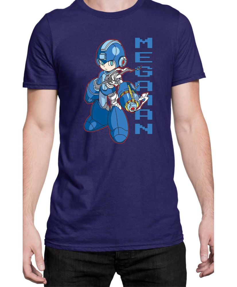 Мъжка Тениска Manga Japan Anime Comics Animation Mega Man