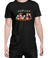 Мъжка Тениска Manga Japan Anime Comics Animation Naruto Tanjiro Goku Luffy Decu Anime Heroes V17