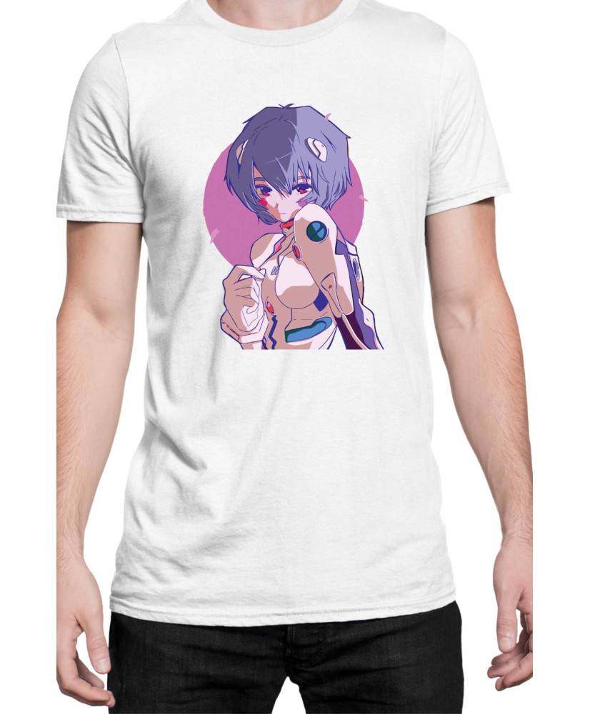 Мъжка Тениска Manga Japan Anime Comics Animation Neon Genesis Evangelion Ayanami Plugsuit Мъжка Тениска Manga Japan Anime Comics Animation Neon Genesis Evangelion Ayanami Plugsuit