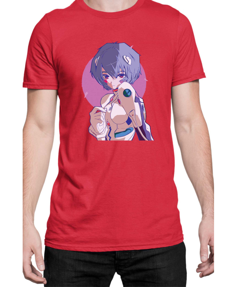 Мъжка Тениска Manga Japan Anime Comics Animation Neon Genesis Evangelion Ayanami Plugsuit