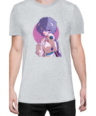 Мъжка Тениска Manga Japan Anime Comics Animation Neon Genesis Evangelion Ayanami Plugsuit