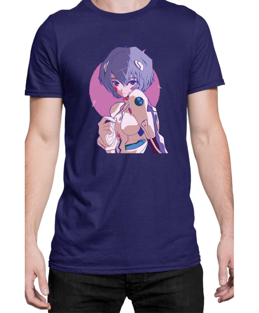 Мъжка Тениска Manga Japan Anime Comics Animation Neon Genesis Evangelion Ayanami Plugsuit