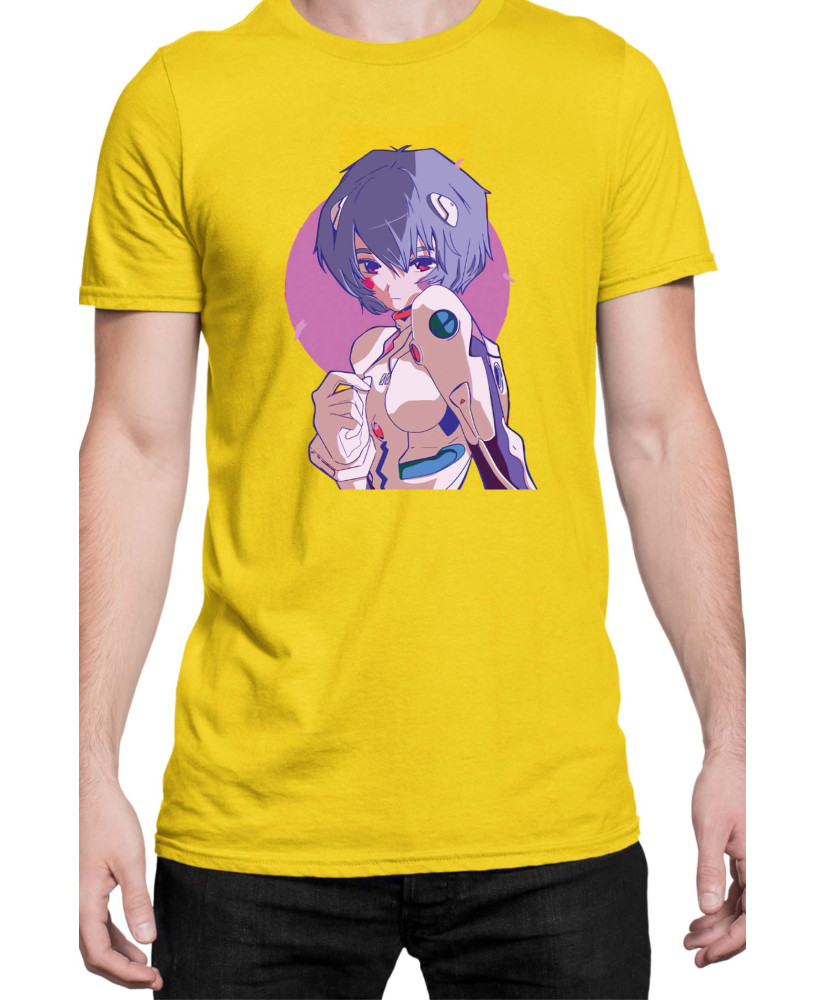 Мъжка Тениска Manga Japan Anime Comics Animation Neon Genesis Evangelion Ayanami Plugsuit