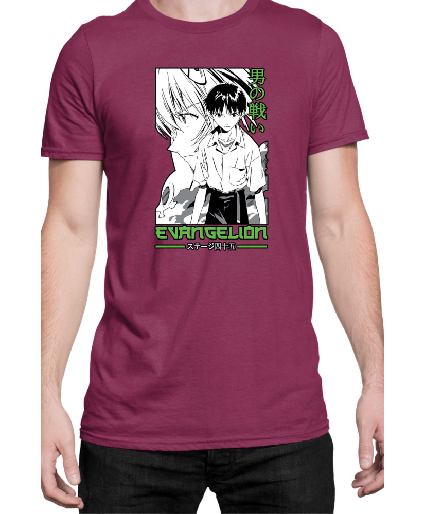Мъжка Тениска Manga Japan Anime Comics Animation Neon Genesis Evangelion Ikari V-49