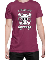 Мъжка Тениска Manga Japan Anime Comics Animation One Piece Roger Flag V-19