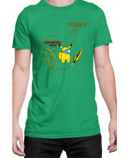 Мъжка Тениска Manga Japan Anime Comics Animation Pikachu Imposter Among Us