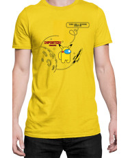 Мъжка Тениска Manga Japan Anime Comics Animation Pikachu Imposter Among Us