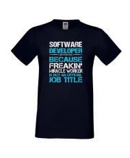 Мъжка тениска Software Developer Job
