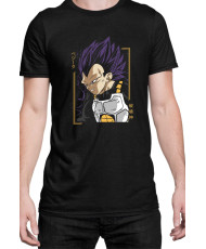 Мъжка Тениска Manga Japan Anime Comics Animation Dbz Battle Armor Vegeta V-47