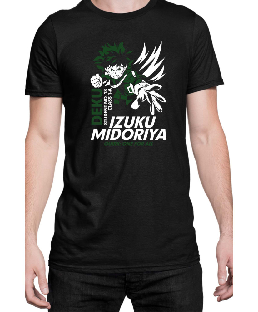 Мъжка Тениска Manga Japan Anime Comics Animation My Hero Academia Hero Izuku V-33