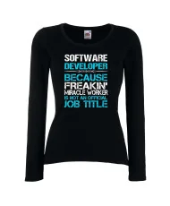 Дамска тениска Software Developer Job
