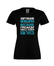 Дамска тениска Software Developer Job