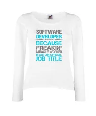 Дамска тениска Software Developer Job