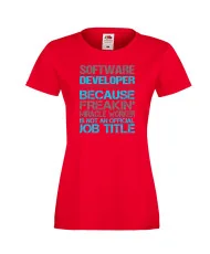 Дамска тениска Software Developer Job