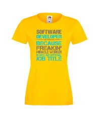 Дамска тениска Software Developer Job