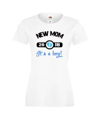 Дамска тениска New MOM 2018 boy