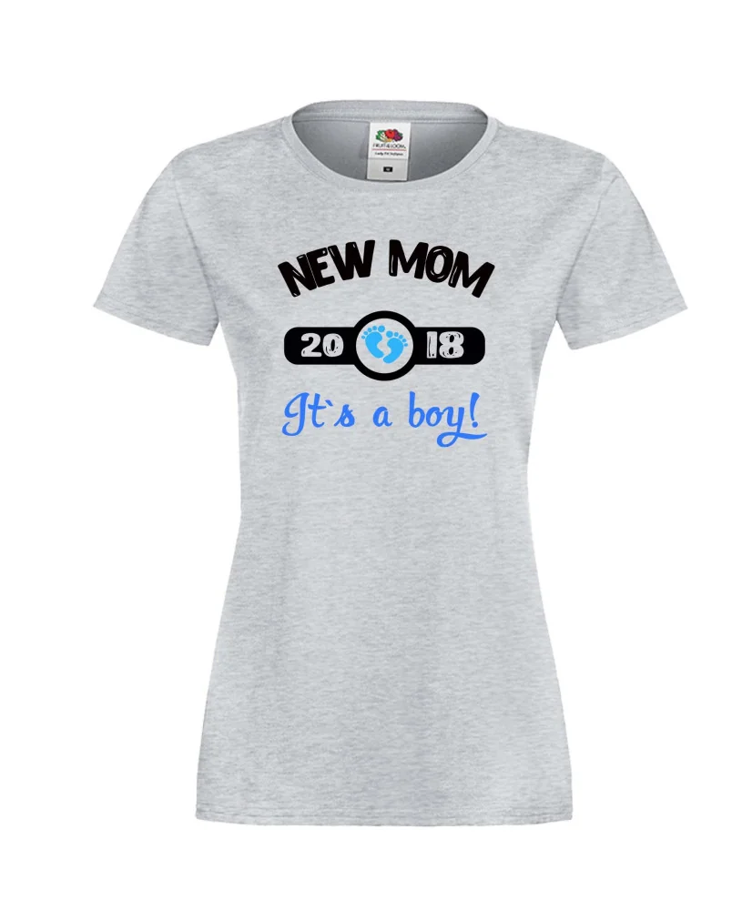 Дамска тениска New MOM 2018 boy Дамска тениска New MOM 2018 boy
