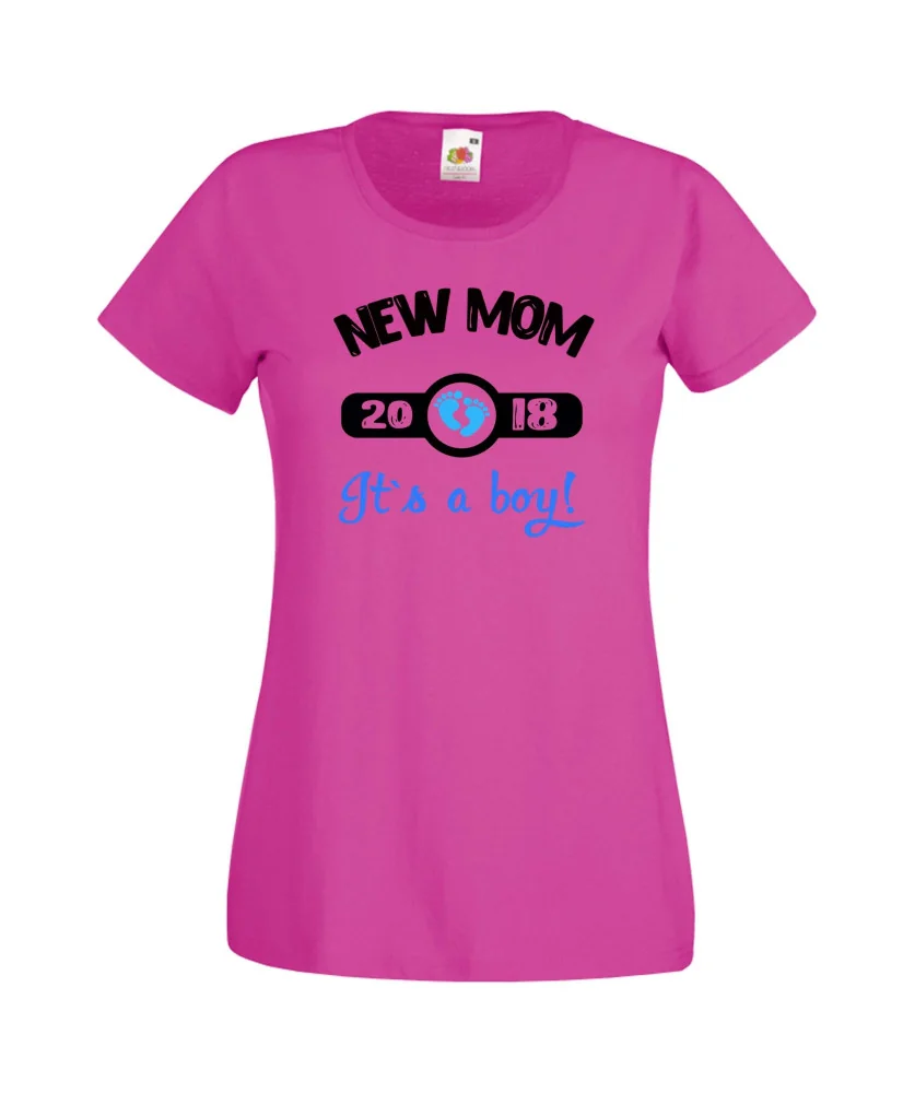 Дамска тениска New MOM 2018 boy Дамска тениска New MOM 2018 boy