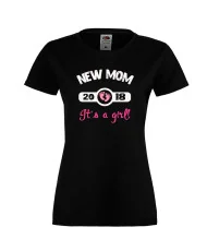 Дамска тениска New MOM 2018 girl