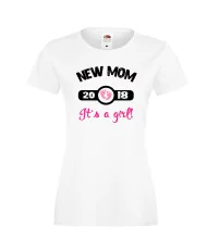 Дамска тениска New MOM 2018 girl