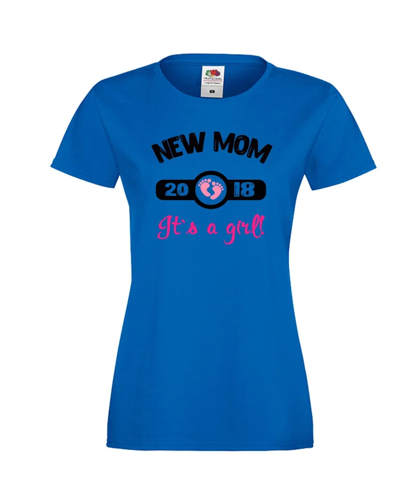 Дамска тениска New MOM 2018 girl Дамска тениска New MOM 2018 girl
